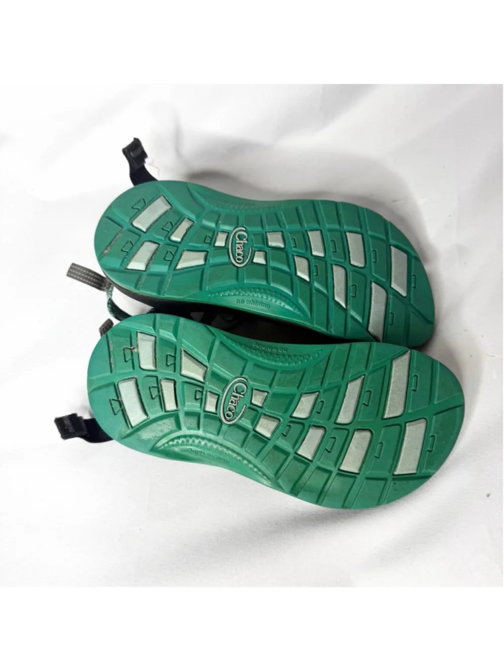 Kids Chaco Sandals Black Green Size 2